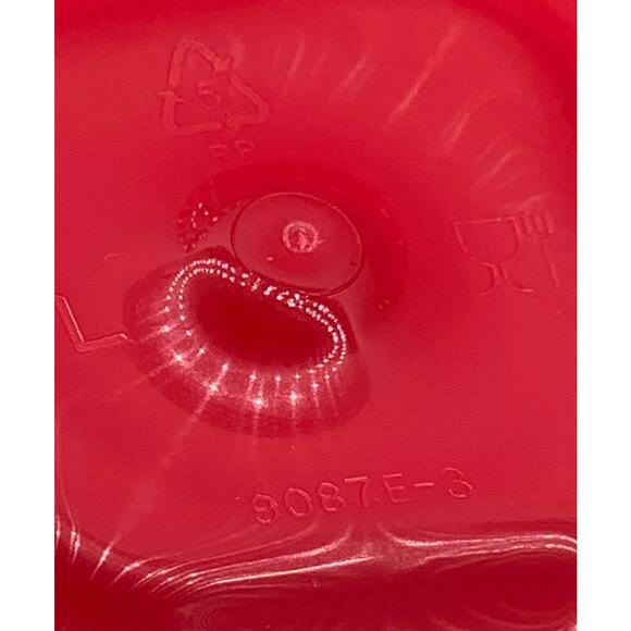 Tupperware Eco Water Bottles Flip Top 36 oz Red Orange Black Set Of 2 Seal Large - Picture 6 of 7